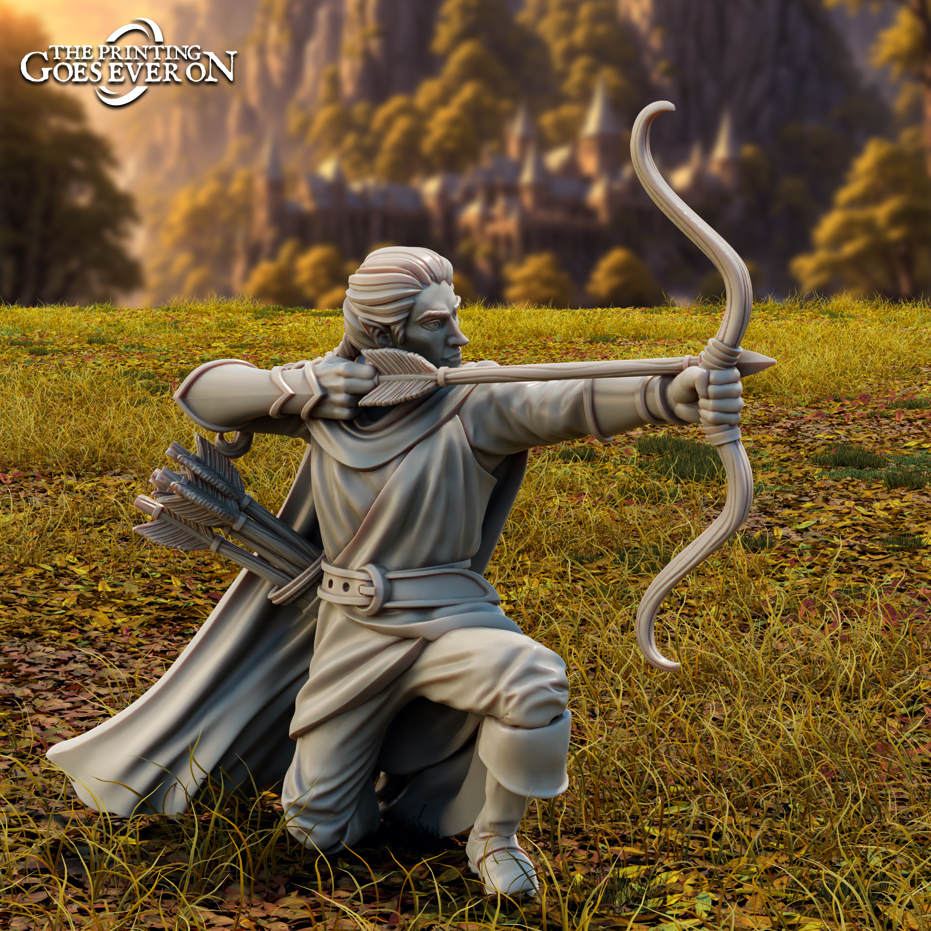 Wood Elf Archer B - Presupported
